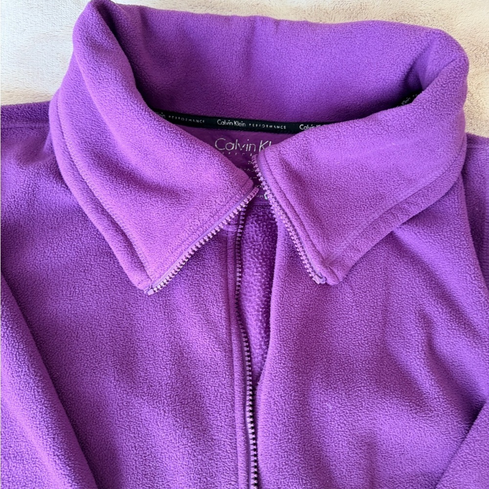 Calvin Klein Purple Women's Jacket - Picture 3 of 8